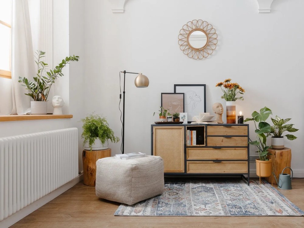 Piaskowa figurka dekoracyjna PT LIVING Face Art, wys. 28,4 cm