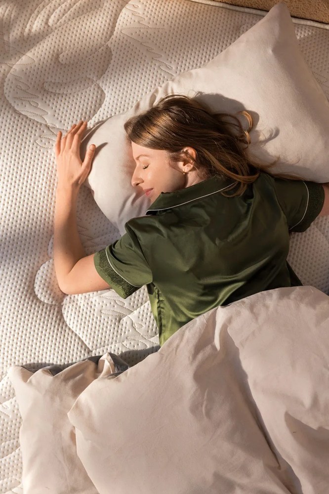 Średnio twardy piankowy materac 180x200 cm Smooth Vibe – Bonami Selection