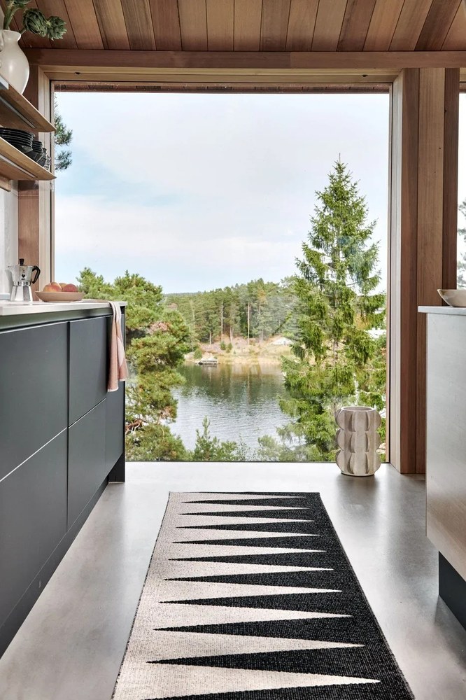 Ścierka z mieszanki lnu 46x66 cm Otto Ochre – Pappelina