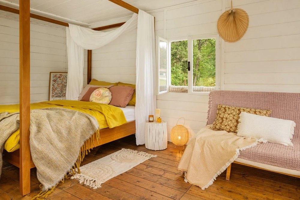 Rattanowa lampa stołowa Casa Selección