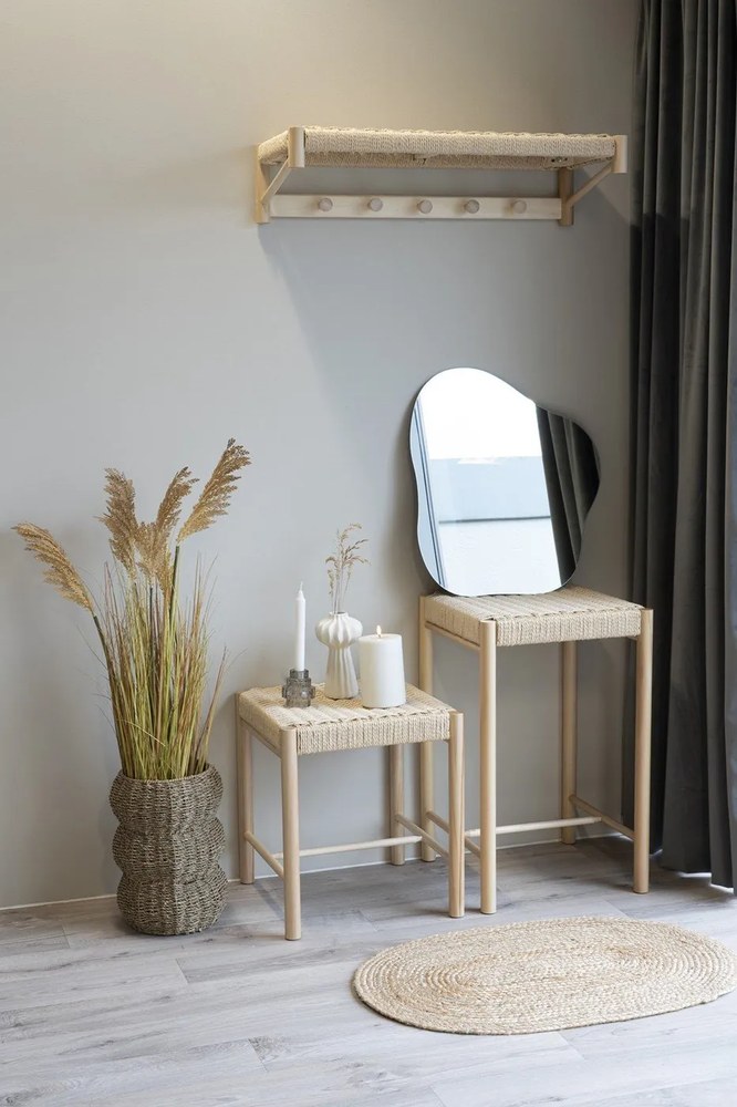 Stołek z drewna topolowego Abano – House Nordic