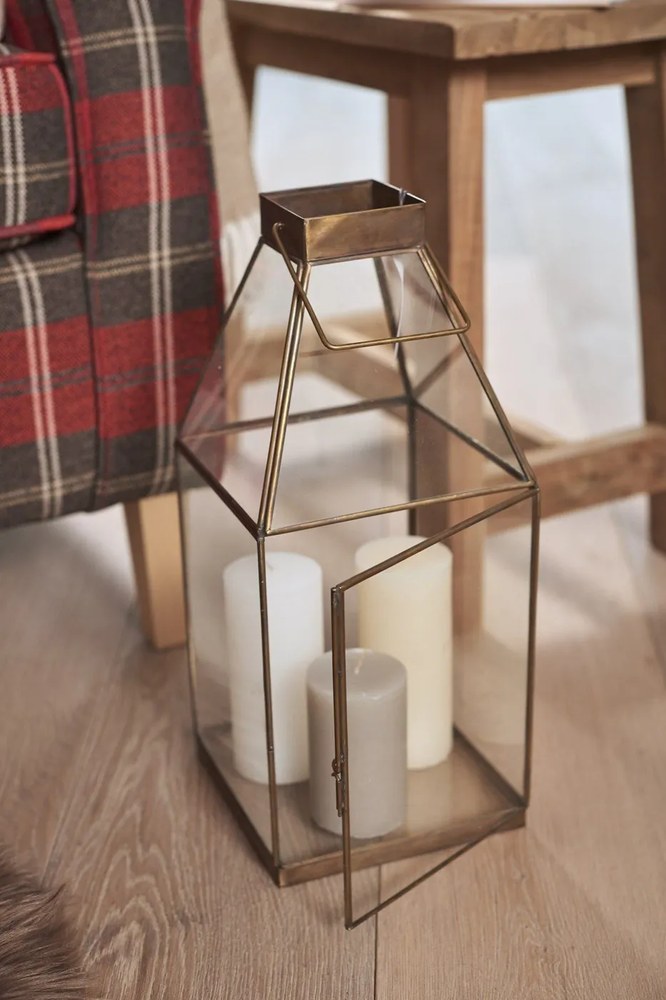 Śmietankowobiała świeczka Rustic candles by Ego dekor Rust, 58 h