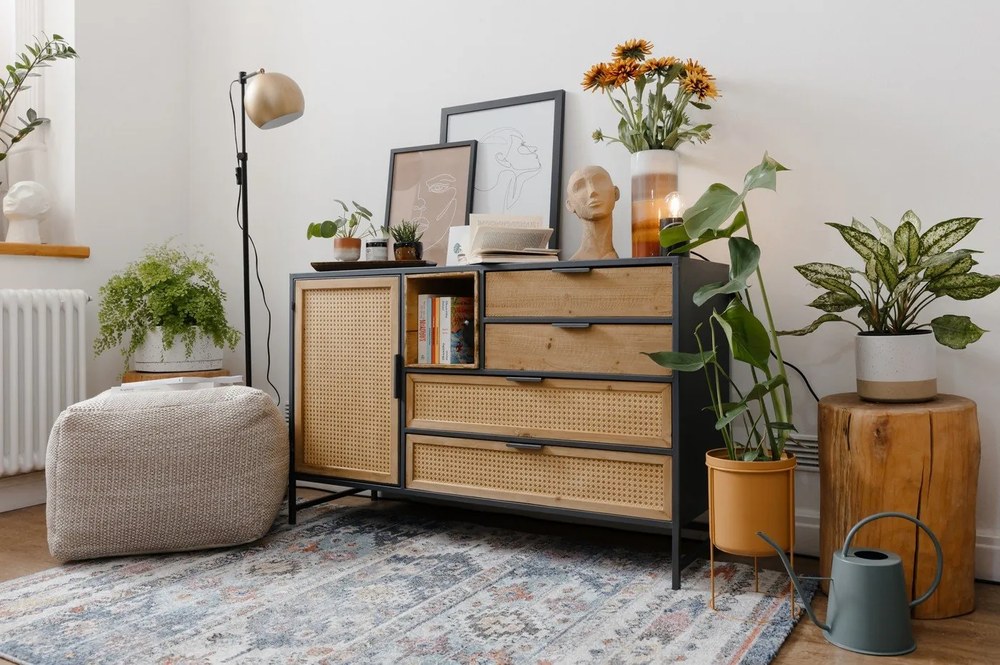 Piaskowa figurka dekoracyjna PT LIVING Face Art, wys. 28,4 cm