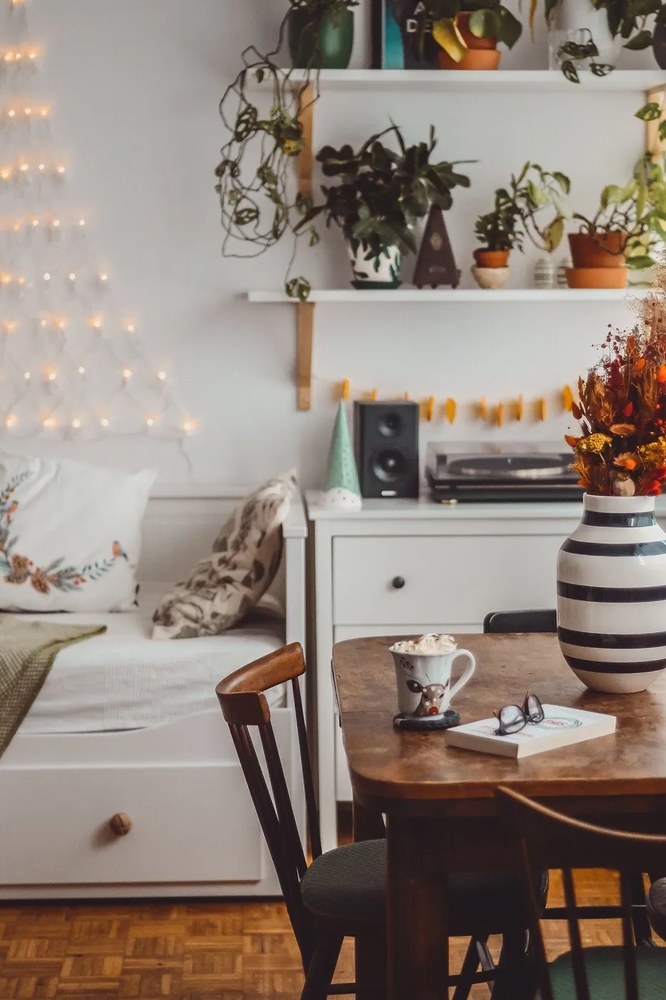 Czarno-biały kamionkowy wazon Kähler Design Omaggio, wys. 30,5 cm