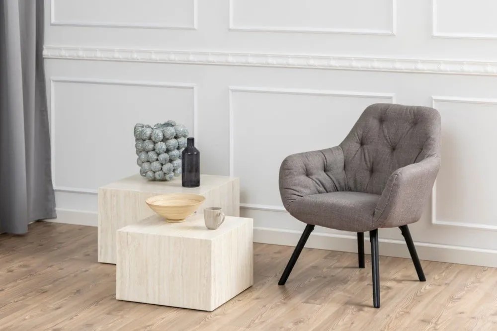 Stoliki zestaw 2 szt. 58x58 cm Dice – Actona