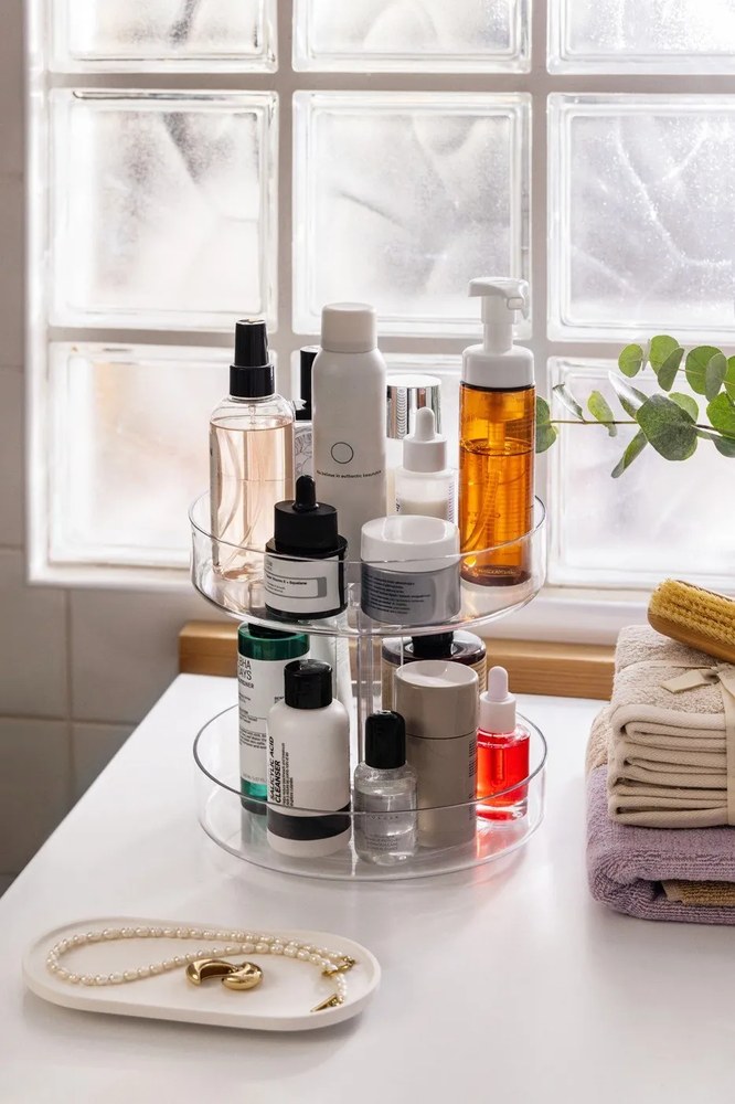 Plastikowy organizer łazienkowy obrotowy – Casa De Engel