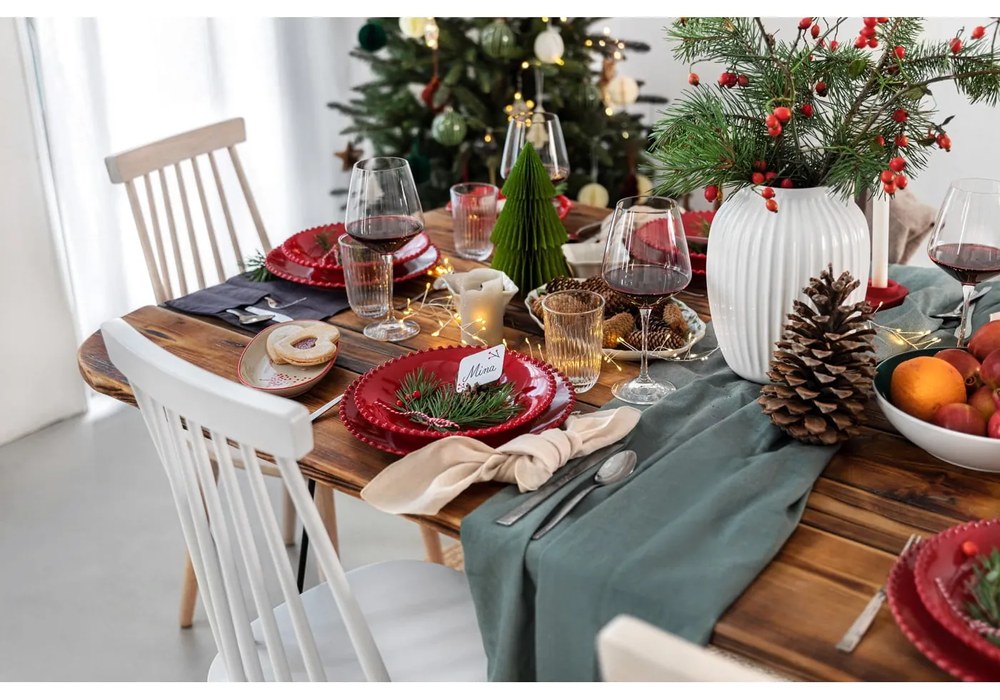 Biały kamionkowy wazon Kähler Design Hammershoi, wys. 25 cm