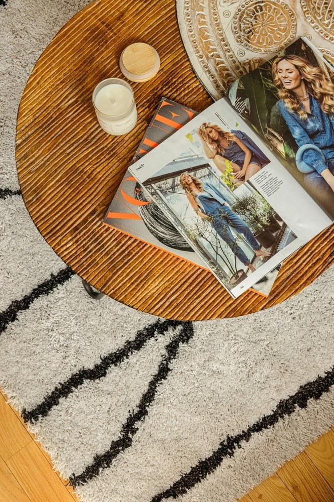 Biało-czarny dywan 160x230 cm Routa – Universal