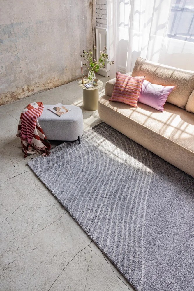 Beżowa rozkładana sofa z materiału bouclé 247 cm Quinoa – Bonami Selection