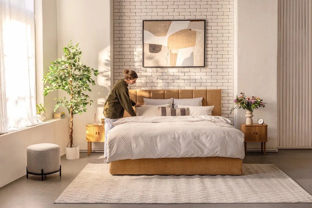 Szafka nocna w dekorze dębu Langley – Actona