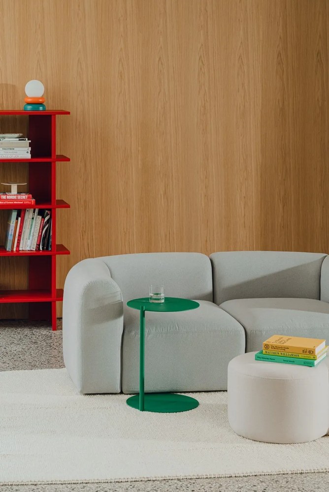 Beżowy puf Folk – noo.ma