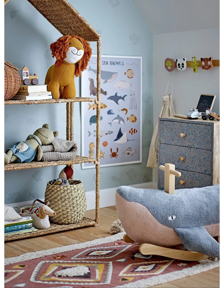 Dziecięcy wieszak ścienny z drewna sosnowego Sade − Bloomingville Mini