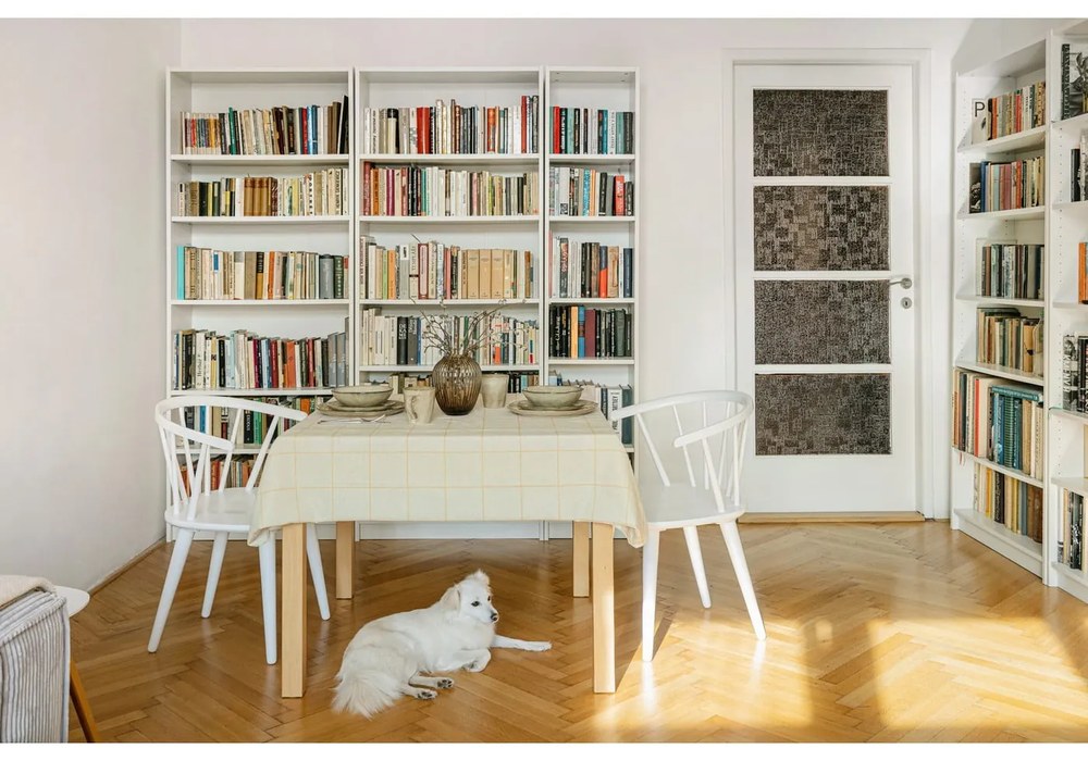 Rozkładany stół w dekorze drewna dębowego Hammel Dinex 90x90 cm