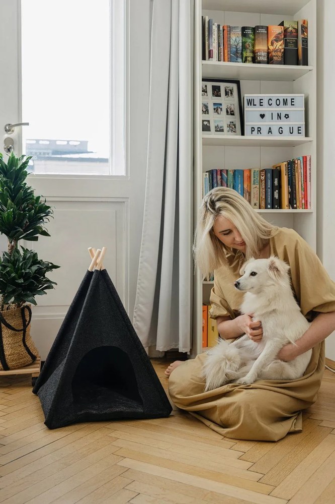 Biały regał Tvilum Basic, 79 x 203 cm