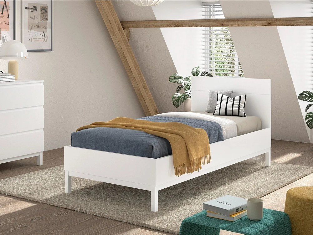 Biała komoda dziecięca 99x89x57 cm Eva – Vipack