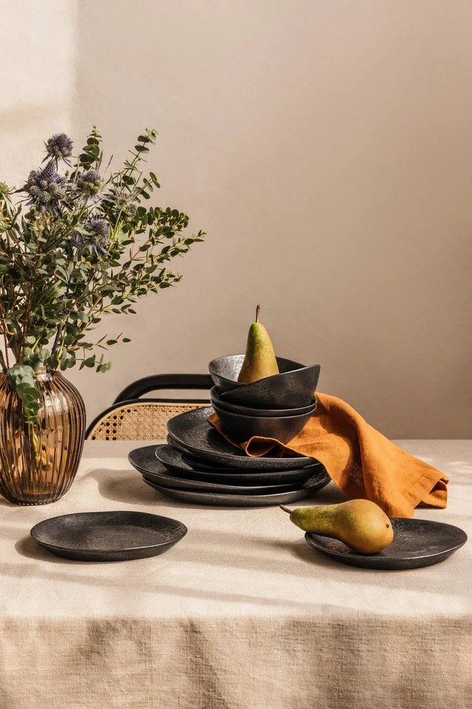 Brązowy szklany wazon Kähler Design Hammershøi, wys. 18,5 cm