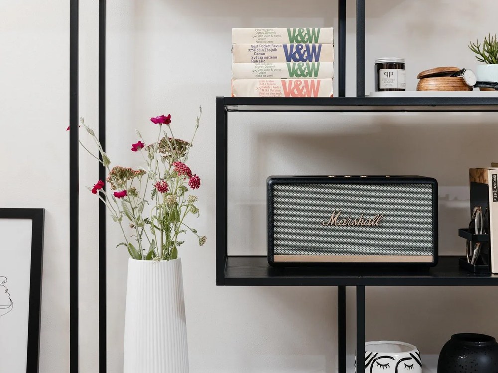 Czarno-biały porcelanowy wazon Mauro Ferretti Pot Face