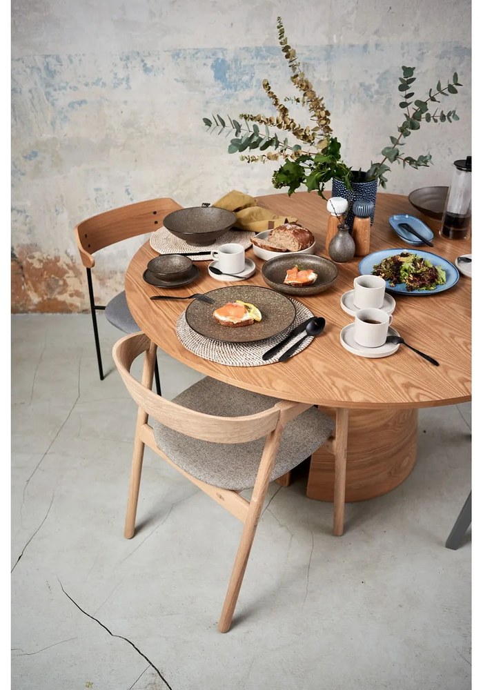 Beżowa wysoka miska ceramiczna na zupę MIJ Earth, ø 24 cm