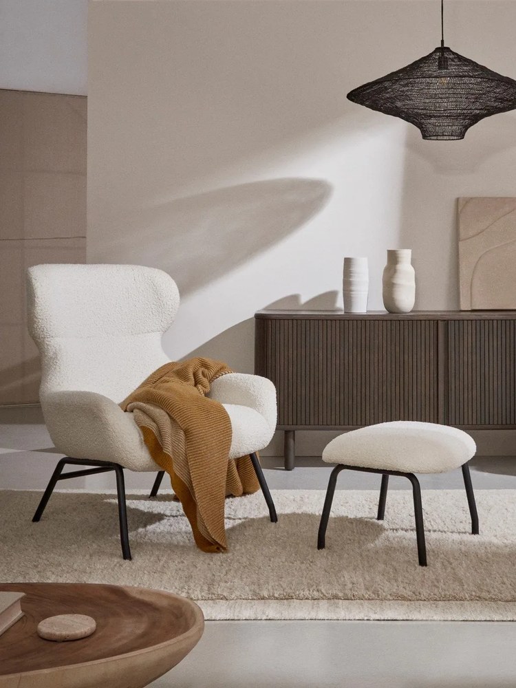 Biały dywan wełniany 160x230 cm Marely – Kave Home