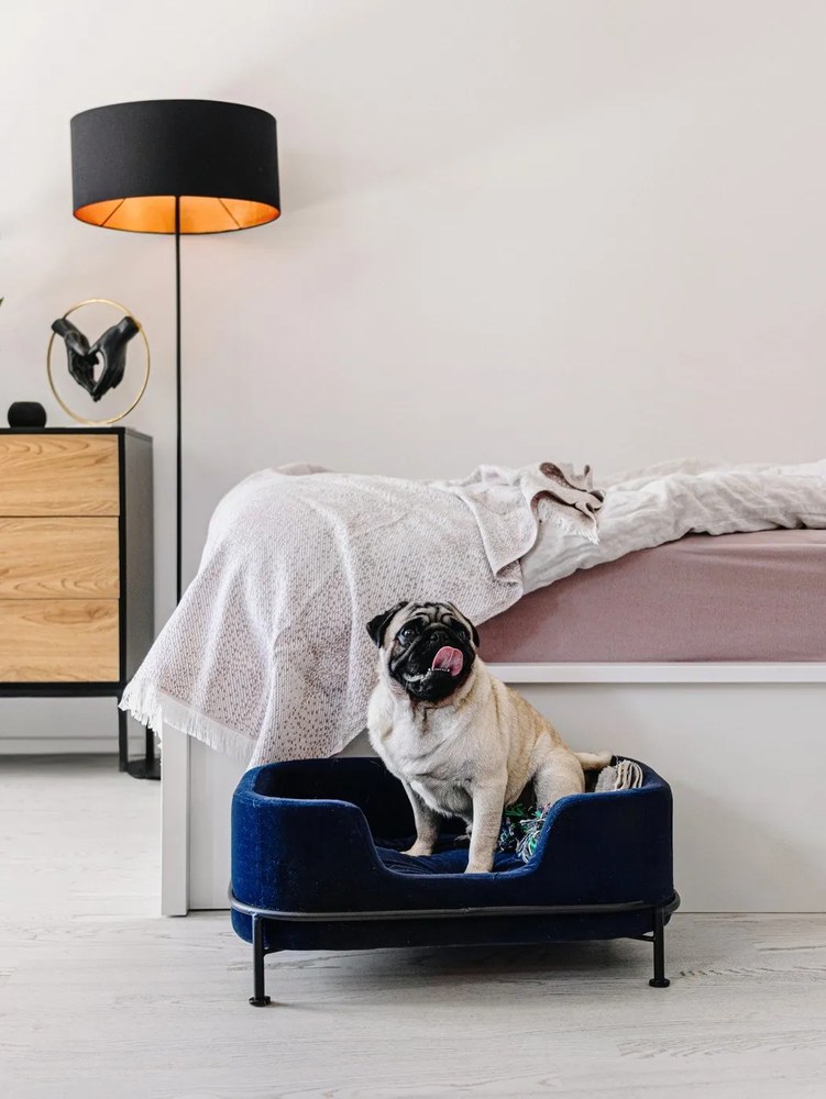 Czarno-naturalna niska komoda w dekorze dębu 120x82 cm Seaford – Actona