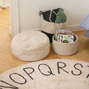 Kremowy puf Chill Natural – Lorena Canals