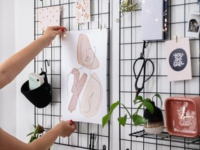 Czarno-biały wazon Sass &amp; Belle Bohemian Home Mojave