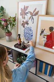 Różowy szklany wazon (wysokość 19 cm) Kelse – Kave Home