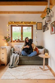 Brązowy szklany wazon Mayah – Bloomingville