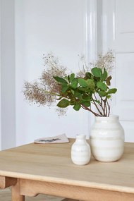 Biały kamionkowy wazon Kähler Design Omaggio, wys. 12,5 cm