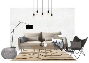 Beżowa sofa rozkładana ze schowkiem Cosmopolitan Design Vermont
