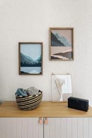 Biała niska komoda z litego drewna sosnowego 150x80 cm Miranda – Marckeric