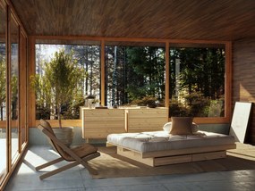 Naturalna komoda z drewna sosnowego Karup Design Kommo