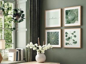 Obrazy zestaw 4 szt. 30x30 cm Relax