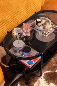 Musztardowy sztruksowy rozkładany narożnik (lewostronny) Lucien – Bobochic Paris