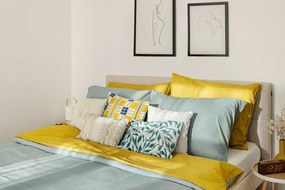 Budzik w dekorze drewna Karlsson Tube, 21x9 cm