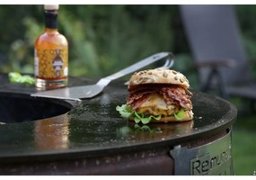 Zestaw 4 stalowych przyborów do grillowania Remundi