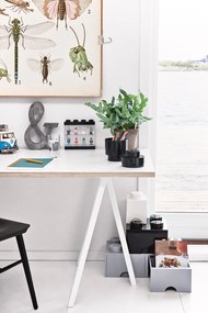 Czarny kwadratowy pojemnik LEGO®