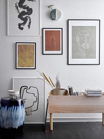 Szary metalowy wazon Bloomingville Irie, wys. 29 cm