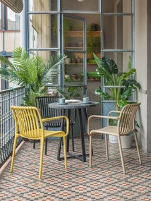 Beżowe krzesło ogrodowe Kave Home Isabellini