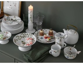 Biały porcelanowy talerz Kähler Design Hammershoi, ⌀ 27 cm
