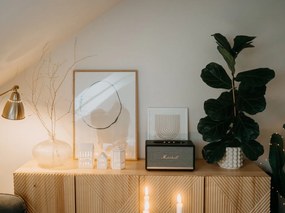 Biały ceramiczny świecznik Kähler Design Urbania Lighthouse Church