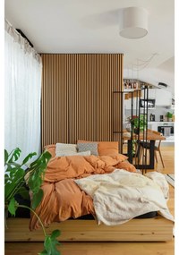 Łóżko dwuosobowe z drewna sosnowego ze stelażem 180x200 cm Ziggy – Karup Design