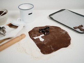 Biała lniana ściereczka Linen Tales, 65x45 cm