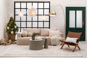 Beżowa rozkładana sofa z materiału bouclé 247 cm Quinoa – Bonami Selection