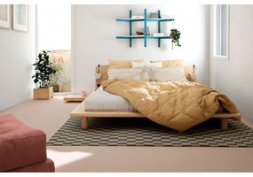 Łóżko dwuosobowe z drewna sosnowego ze stelażem 160x200 cm Peek – Karup Design