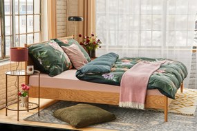 Niebieski dywan z wiskozy Universal Vintage Flowers, 120x170 cm