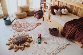 Musztardowy dziecięcy worek do siedzenia Haystack – Lorena Canals