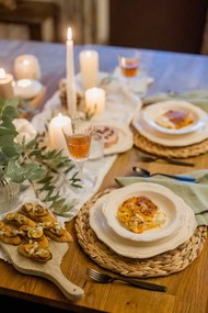 Mata stołowa z hiacyntu wodnego Bloomingville, ⌀ 35 cm