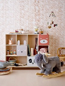 Regał dziecięcy z litego drewna paulownia 107x89 cm Calle − Bloomingville Mini