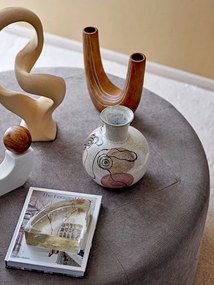 Biały kamionkowy wazon Bloomingville Irini, wys. 22,5 cm